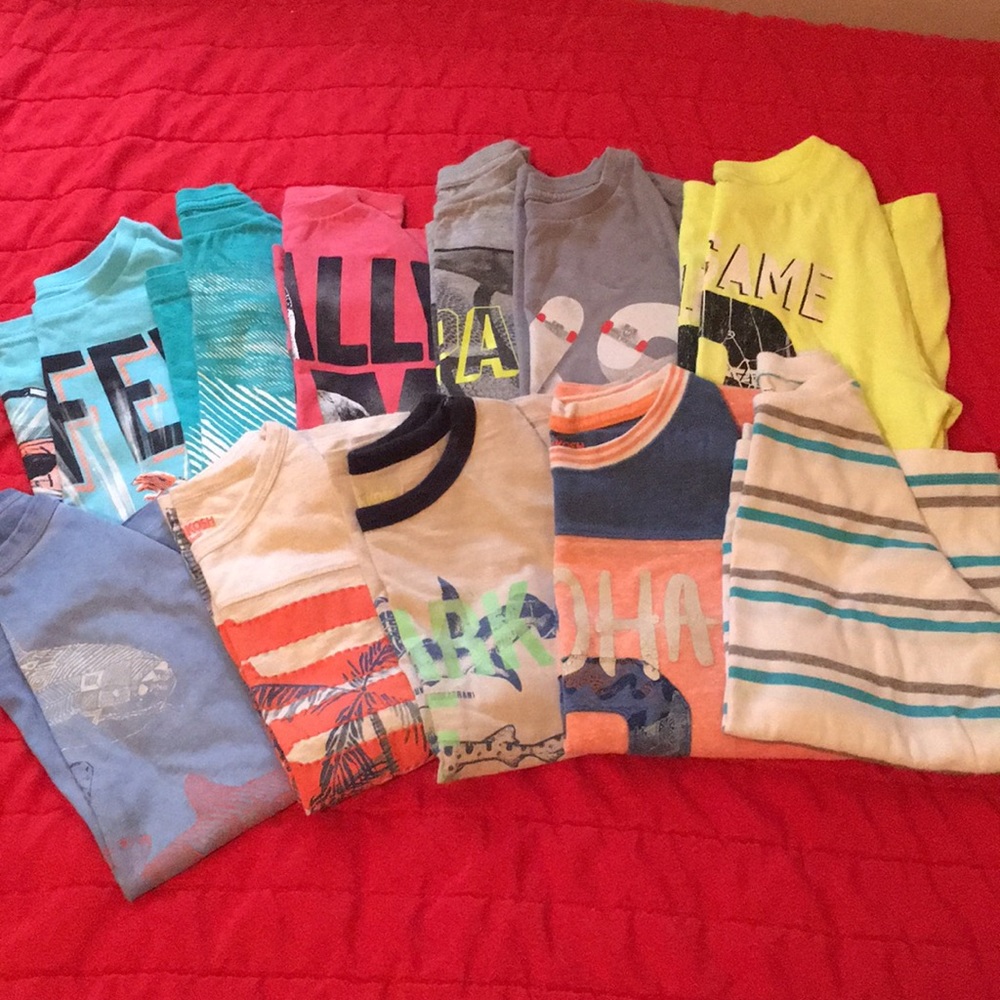 Bundle boy 7/8 shirts